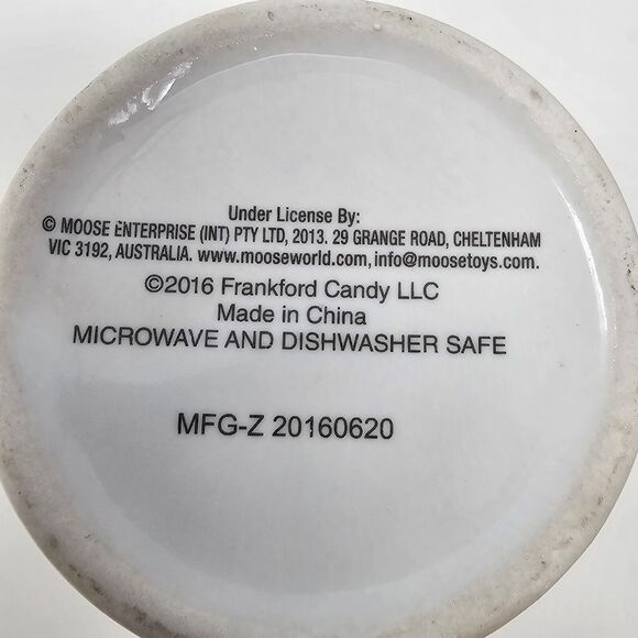 2016 Shopkins Coffee Mug Tea Cup Moose World Real Littles Frankford Candy - Picture 6 of 8